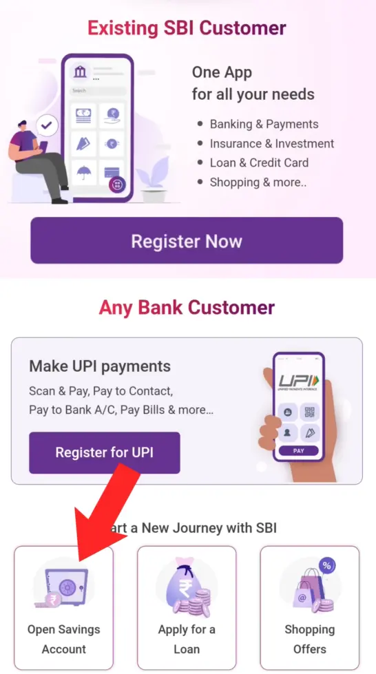 SBI Zero Balance Account Opening Online