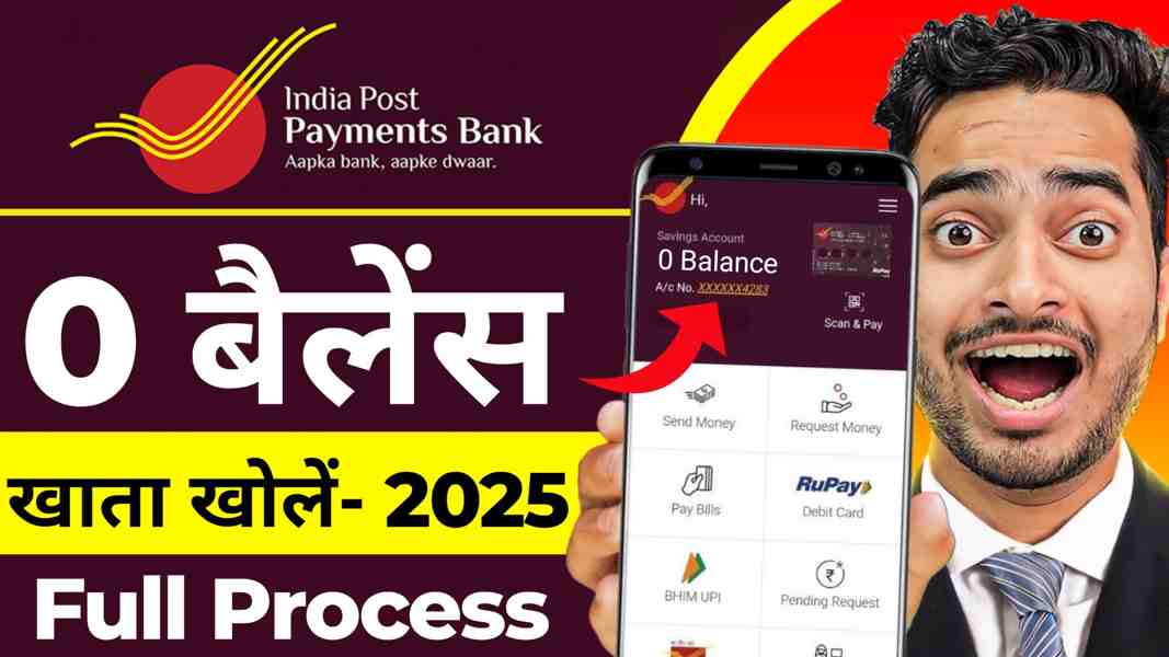 India Post Payments Bank (IPPB) Zero Balance Account
